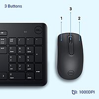 Dell Wireless Keyboard and Mouse - KM3322W Dell Wireless Keyboard and Mouse - KM3322W
